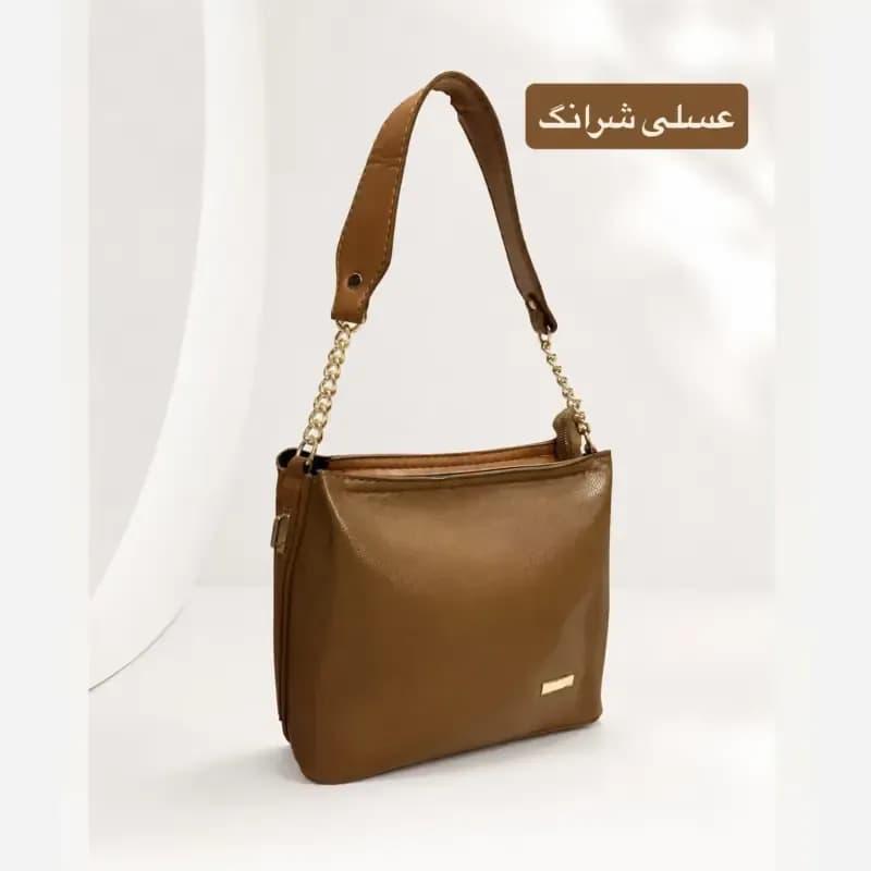 کیف زنانه چرم مصنوعی دستی و دوشی رسمی و روزمره — تصویر ۲