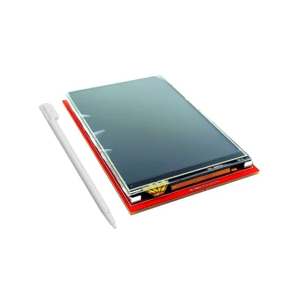 شیلد نمایشگر 3.5 اینچی TFT 320*480 لمسی به همراه قلم مناسب برای ARDUINO UNO و MEGA2560 با درایور ILI9481B
