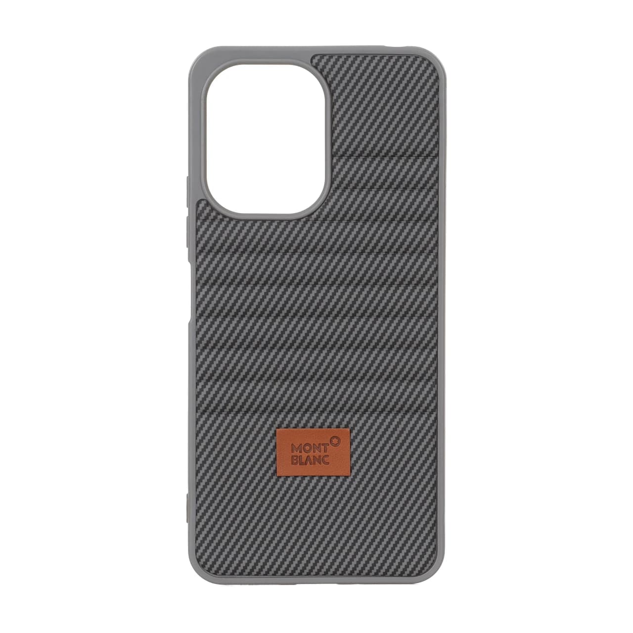 قاب Mont Blanc پافری طرح هاشور Xiaomi Redmi 13C / Poco C65 – خاکستری