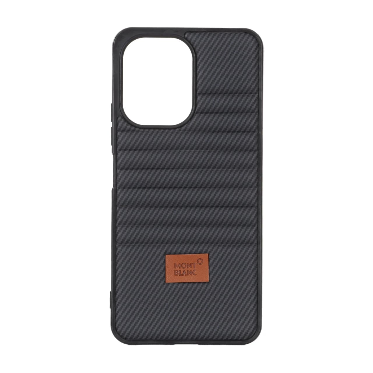 قاب Mont Blanc پافری طرح هاشور Xiaomi Redmi 13C / Poco C65 – مشکی
