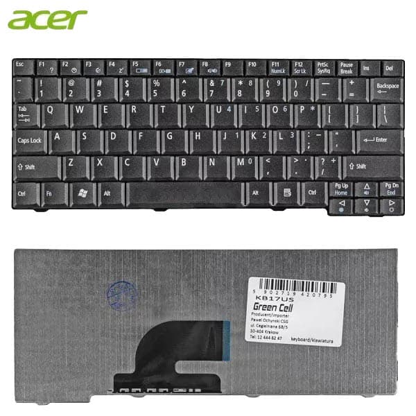 کیبورد لپ تاپ Acer Aspire One D150