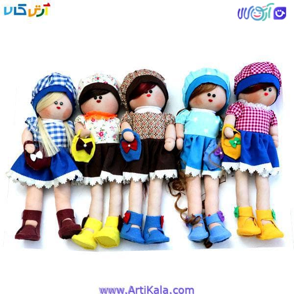 عروسک دست ساز روسی ( بسته 5 عددی )