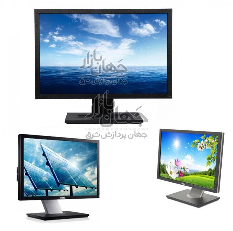 مانیتور استوک ارزان سایز 19 اینچ برند Dell Lenovo hp گرید B