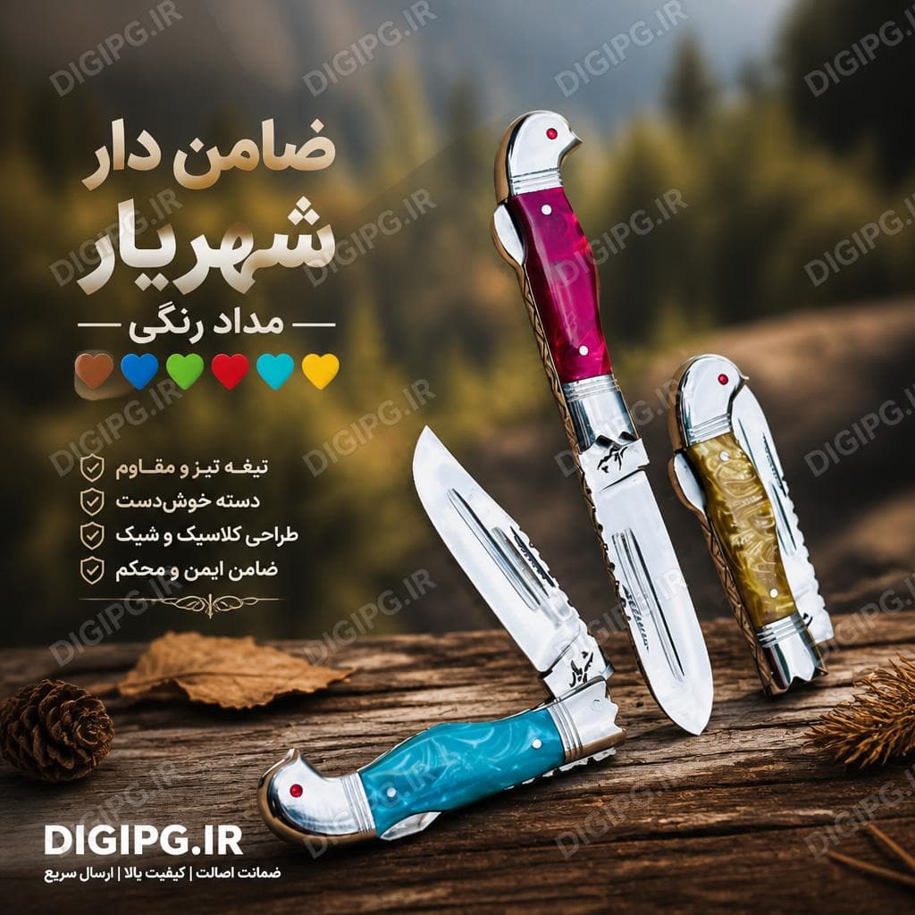 ضامن دار شهریار مداد رنگی