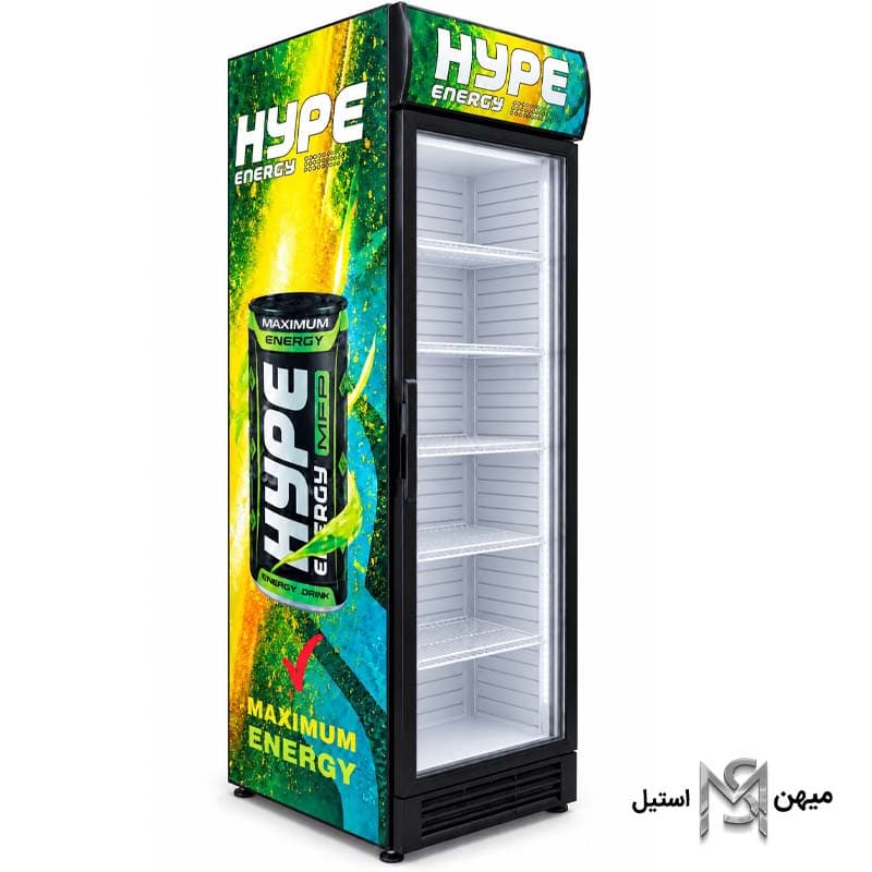 یخچال نوشیدنی ایستاده تک درب دهنه 70 سانتی مدل HYPE1