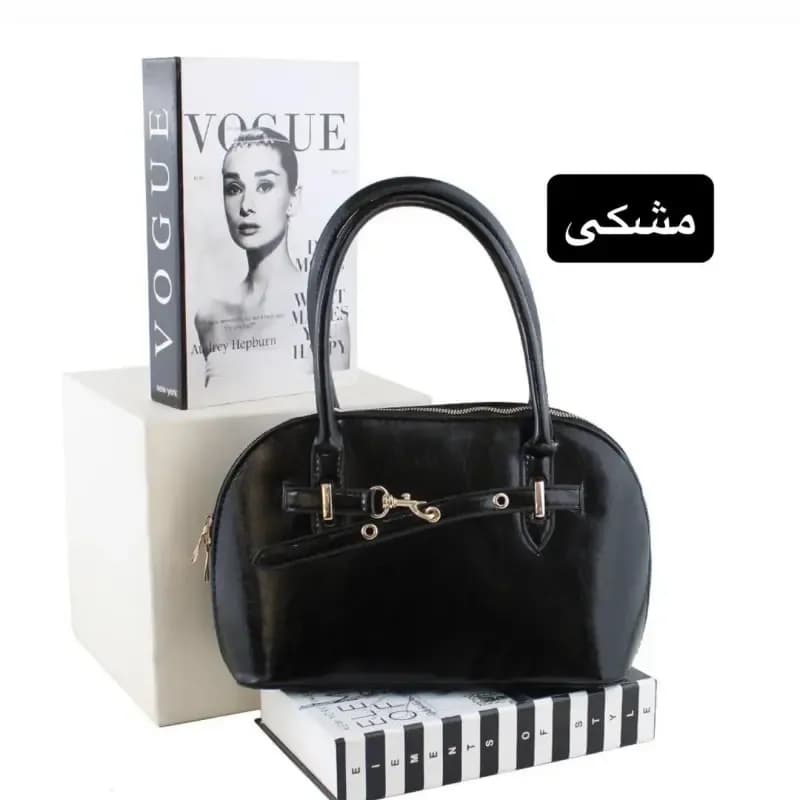کیف زنانه چرم مصنوعی اسپرت و روزمره با سه بند — تصویر ۶