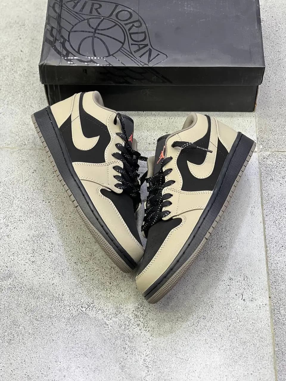جردن وان لو قهوه ای مشکی وارداتی | Air Jordan 1 Low — تصویر ۲
