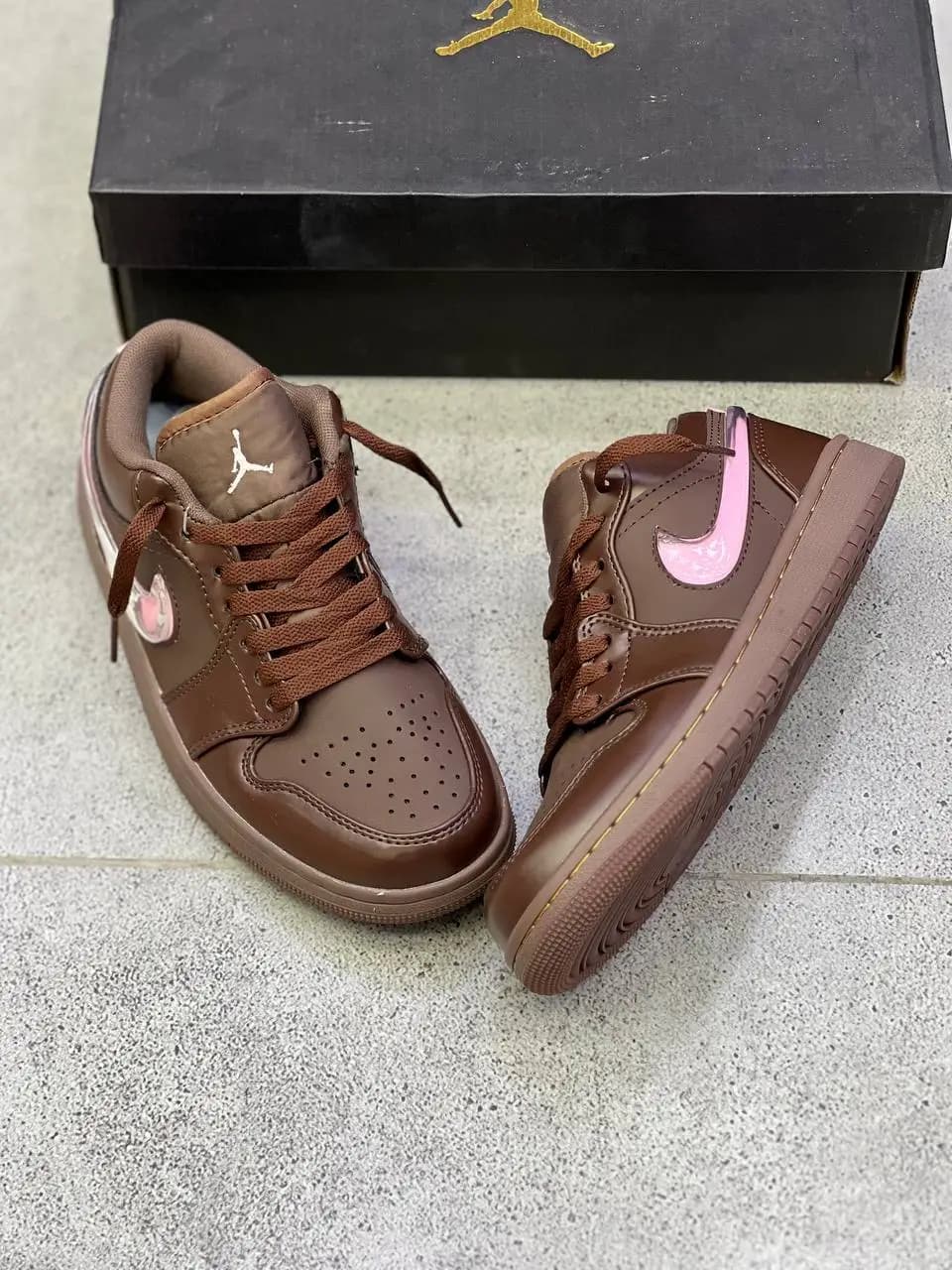 جردن وان لو قهوه ای وارداتی | Air Jordan 1 Low — تصویر ۲