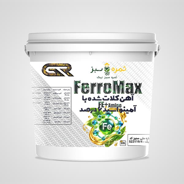 کود کلات آهن بر پایه آمینو 6 درصد مایع 10 لیتری