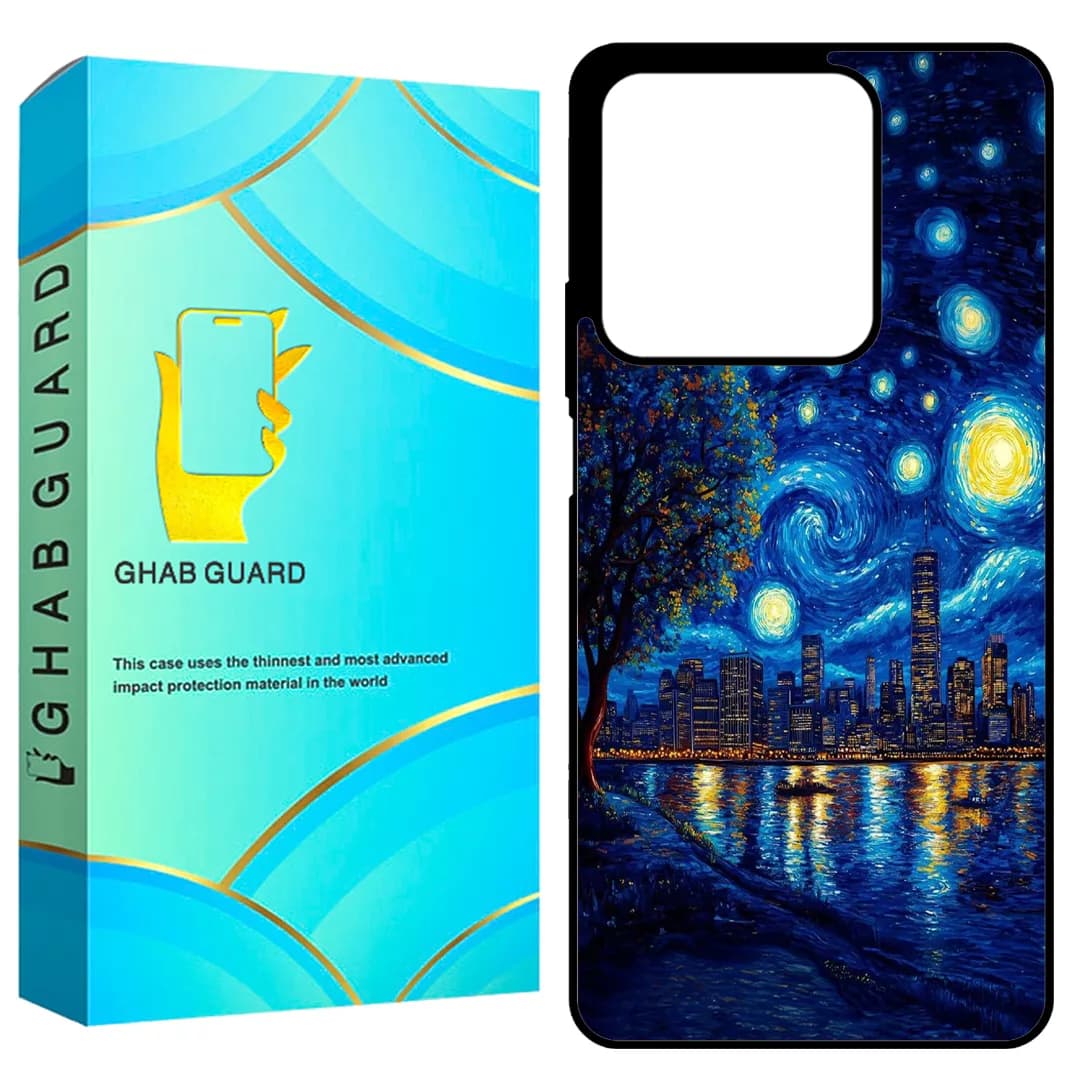 کاور قاب گارد طرح شب ونگوک مدل GCHPN134 مناسب برای گوشی موبایل شیائومی Redmi Note 13 4G