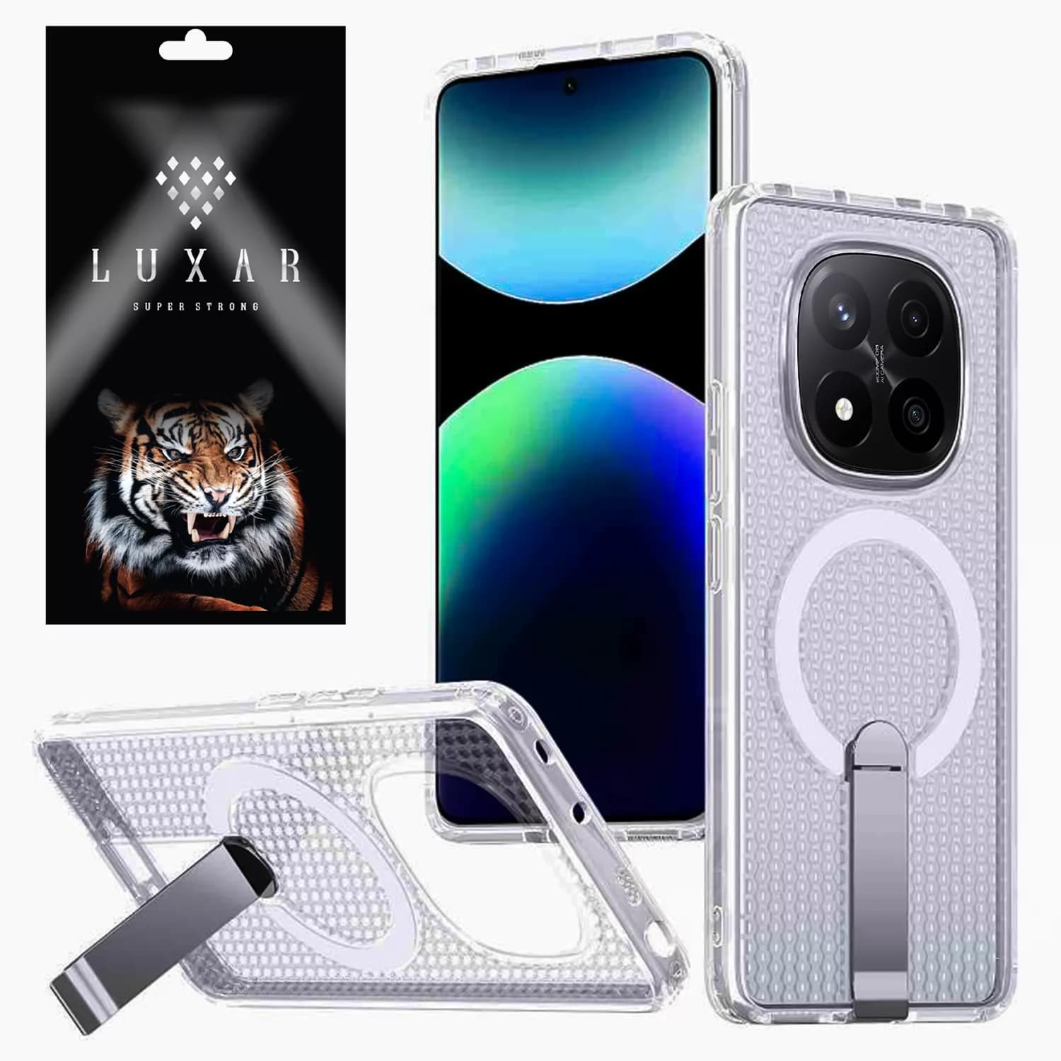 کاور لوکسار مدل AirMag مناسب برای گوشی موبایل شیائومی Note 14 Pro 5G / Poco X7 / Note 14 Pro 4G — تصویر ۲