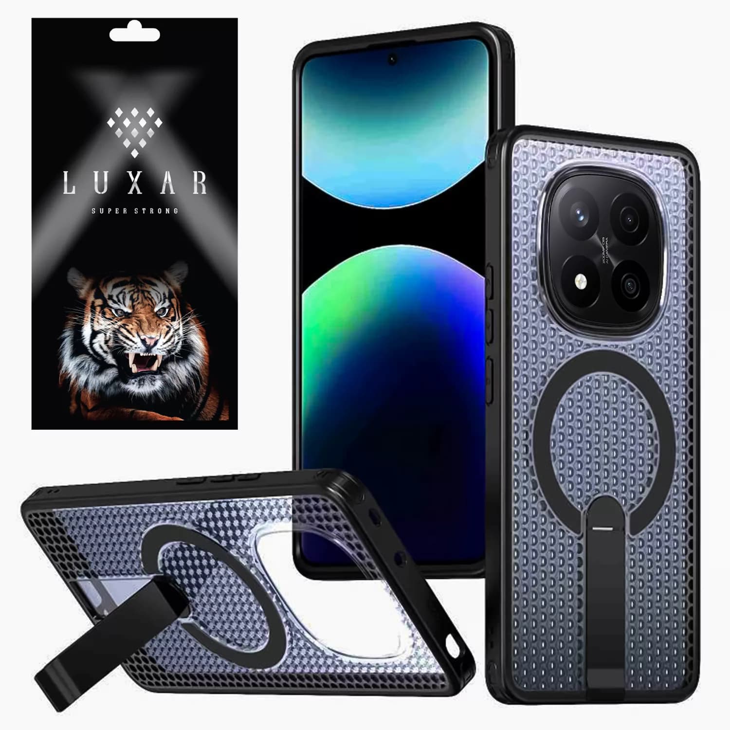 کاور لوکسار مدل AirMag مناسب برای گوشی موبایل شیائومی Note 14 Pro 5G / Poco X7 / Note 14 Pro 4G