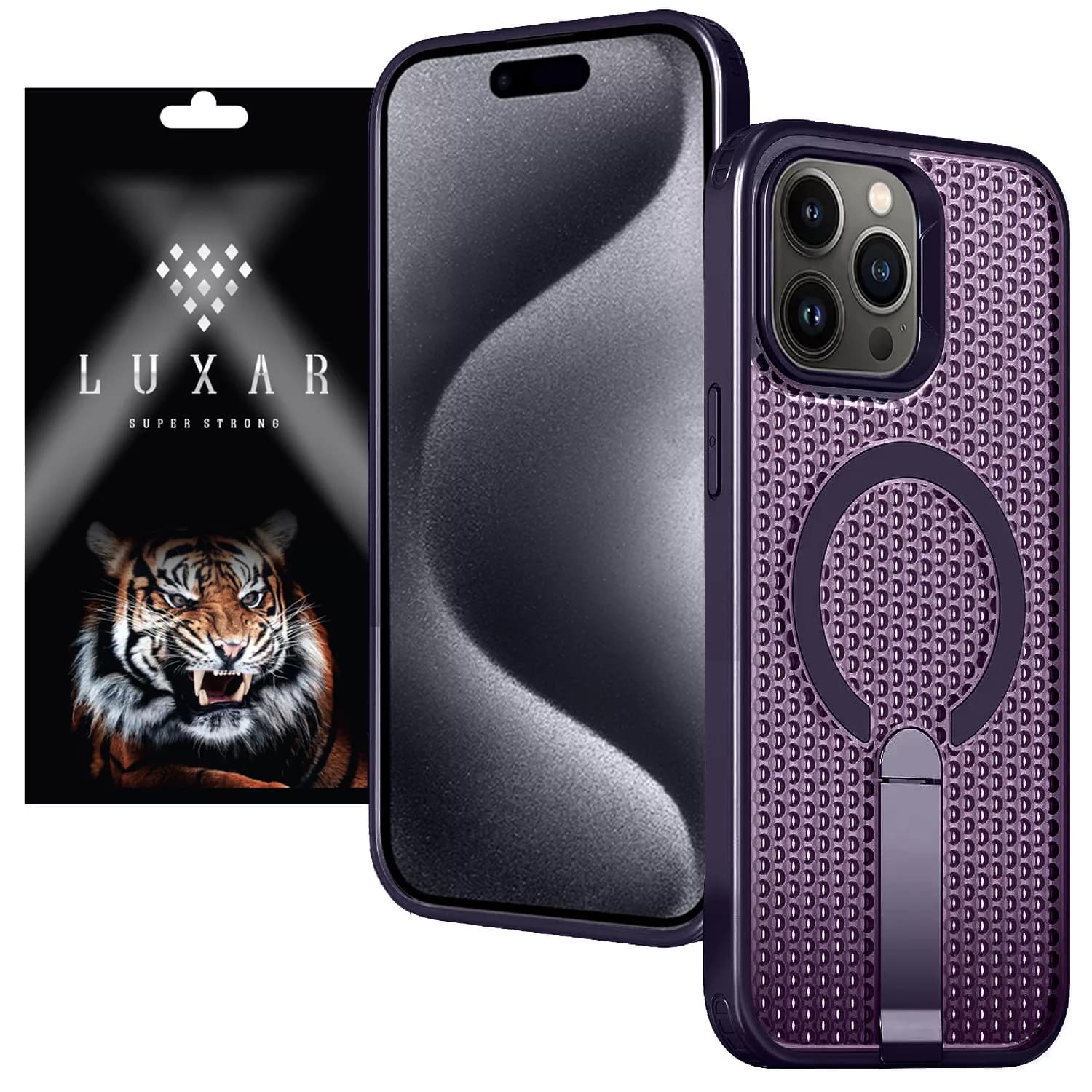 کاور لوکسار مدل 15promax _AirMag مناسب برای گوشی موبایل اپل iPhone 15 Pro Max — تصویر ۲