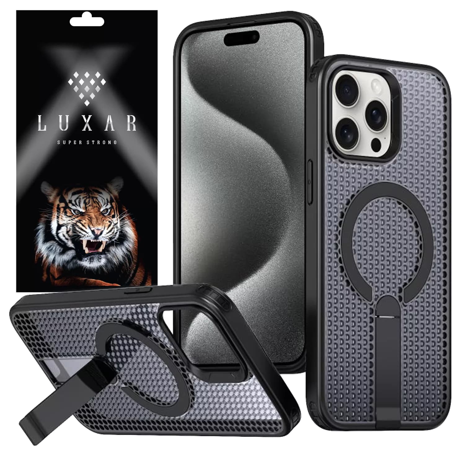 کاور لوکسار مدل 15promax _AirMag مناسب برای گوشی موبایل اپل iPhone 15 Pro Max
