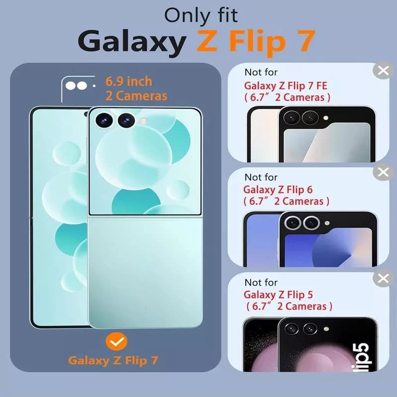 کاور آکادا مدل Magclear مناسب برای گوشی موبایل سامسونگ Galaxy Z Flip 7 — تصویر ۳