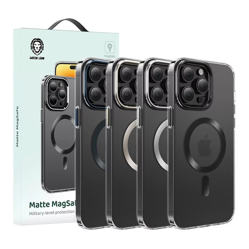 کاور گرین لاین مدل Matte MagSafe مناسب برای گوشی موبایل اپل iPhone 15 Pro Max — تصویر ۳