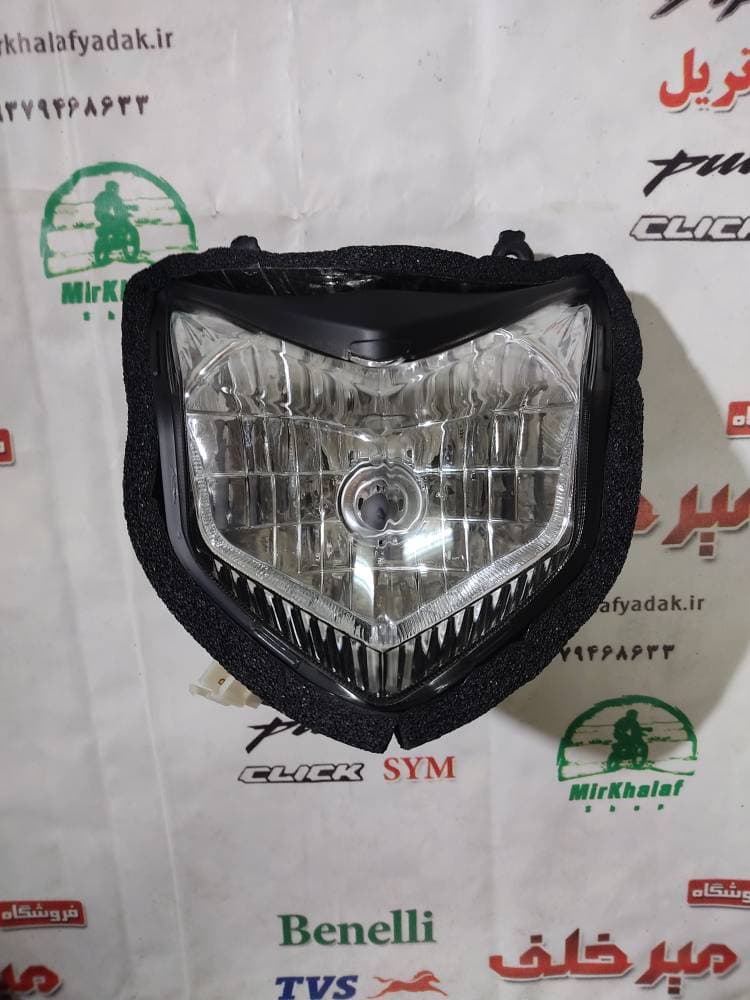 بلوری چراغ جلو موتور تریل فلات پرواز طرح crf سی ار اف کیفیت مناسب