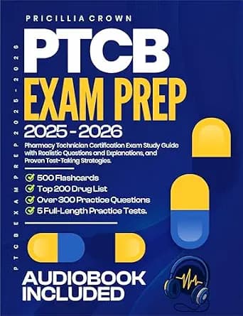 و دانلود نسخه کامل کتاب زبان اصلی PTCB EXAM PREP: Pharmacy Technician Certification Exam Study Guide with Realistic Questions and Explanations, And Proven Test-Taking Strategies PDF | دانلود کتاب
