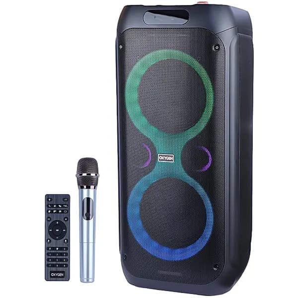 اسپیکر پارتی باکس 80 وات اکسیژن مدل AX-104 دارای پاور بانک