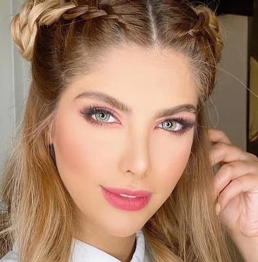 لنز رنگی طوسی عسلی لابلا مدل پلاتینیوم (Platinum)