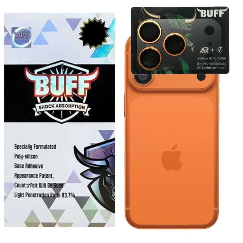 گلس لنز دوربین فلزی بوف مدل Steel Clear Lens-guarantee مناسب برای گوشی موبایل اپل iPhone 17 Pro