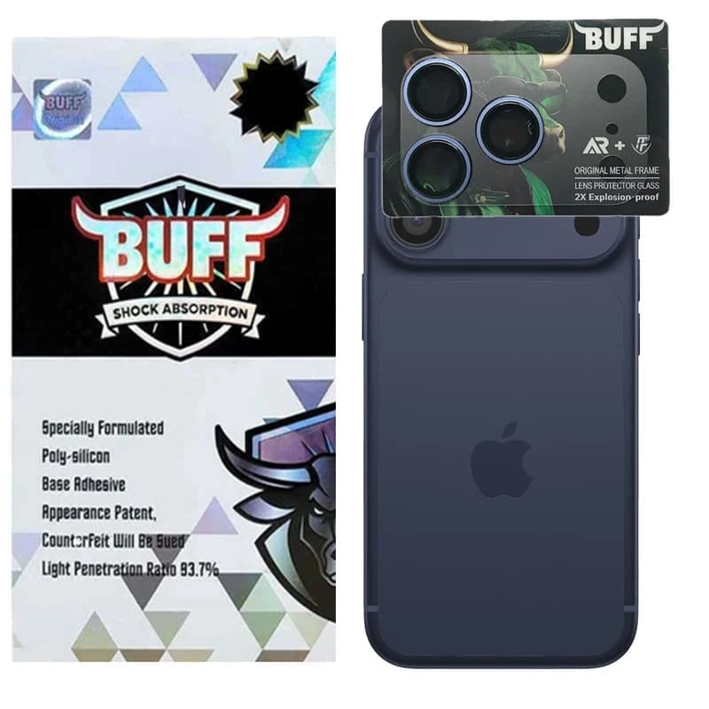 گلس لنز دوربین فلزی بوف مدل Steel Clear Lens-guarantee مناسب برای گوشی موبایل اپل iPhone 17 Pro — تصویر ۲