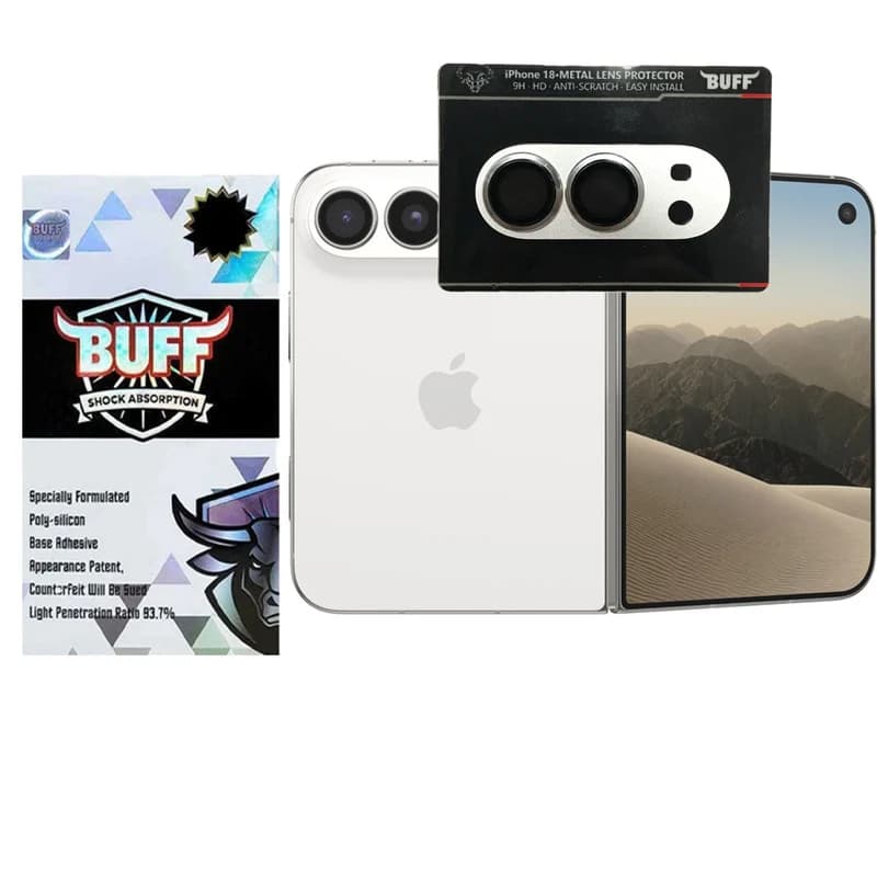 گلس لنز دوربین فلزی بوف مدل Steel Shield Lens-guarantee مناسب برای گوشی موبایل اپل iPhone Duo — تصویر ۲