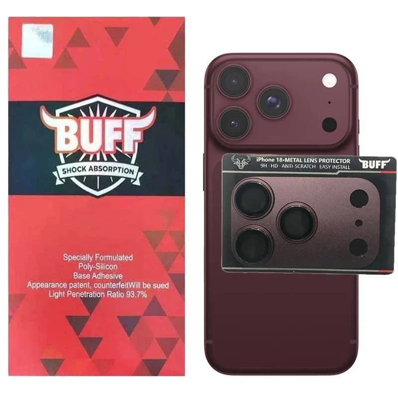 گلس لنز دوربین فلزی بوف مدل Steel Shield Lens مناسب برای گوشی موبایل اپل iPhone 18 Pro — تصویر ۳