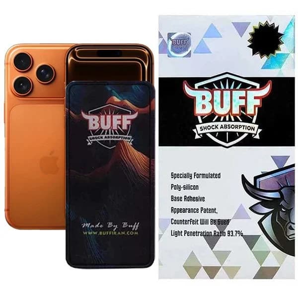 گلس 5D بوف مدل Mountain-Guarantee مناسب برای گوشی موبایل اپل iPhone 18 Pro / 17 / 17 Pro / 16 Pro
