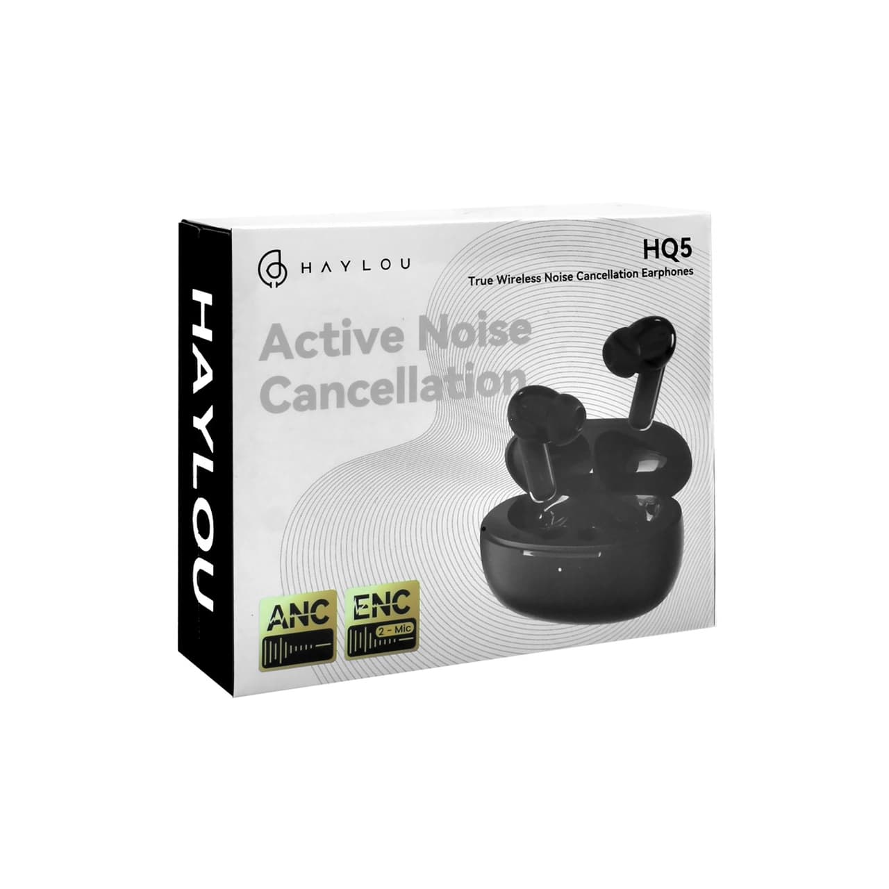 ایرفون بی سیم Haylou مدل HQ5 T020 ANC+ENC – مشکی – اصلی (گارانتی 6 ماهه ایویز) — تصویر ۴