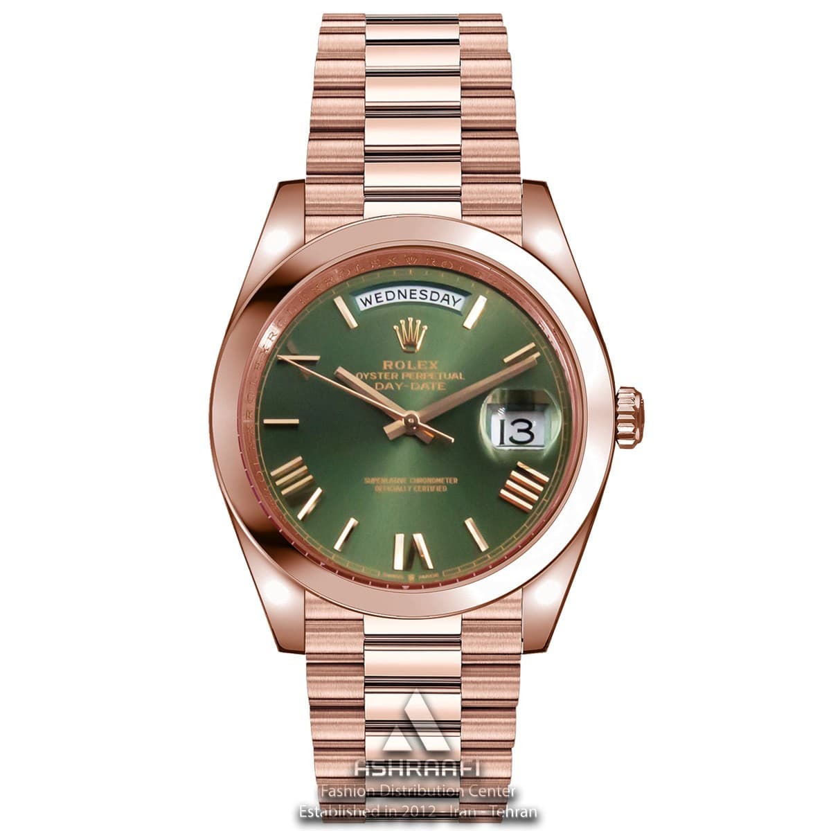 ساعت رولکس دی دیت رزگلد ROLEX Day Date GRP YZ