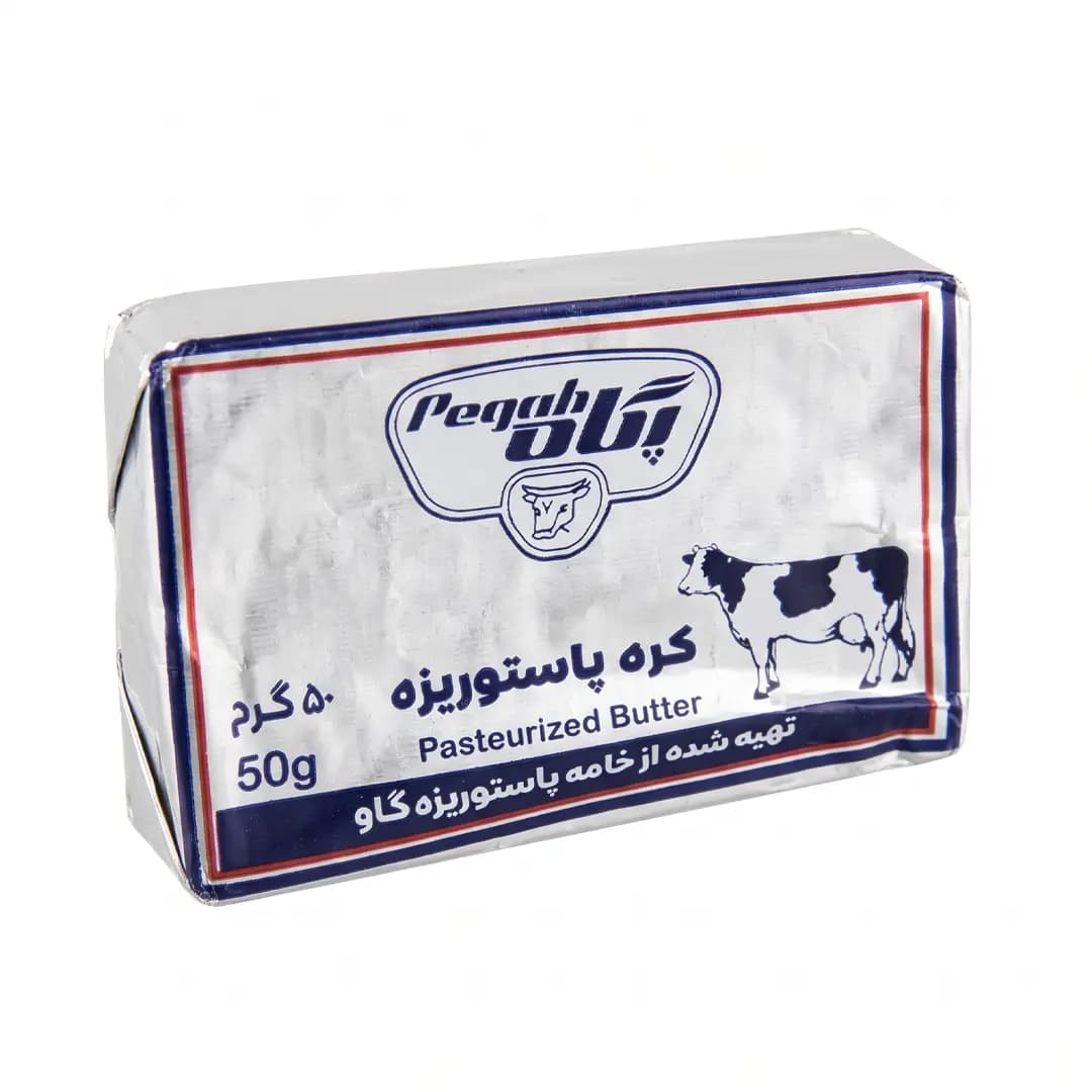 کره حیوانی پاستوریزه پگاه ۵۰ گرمی