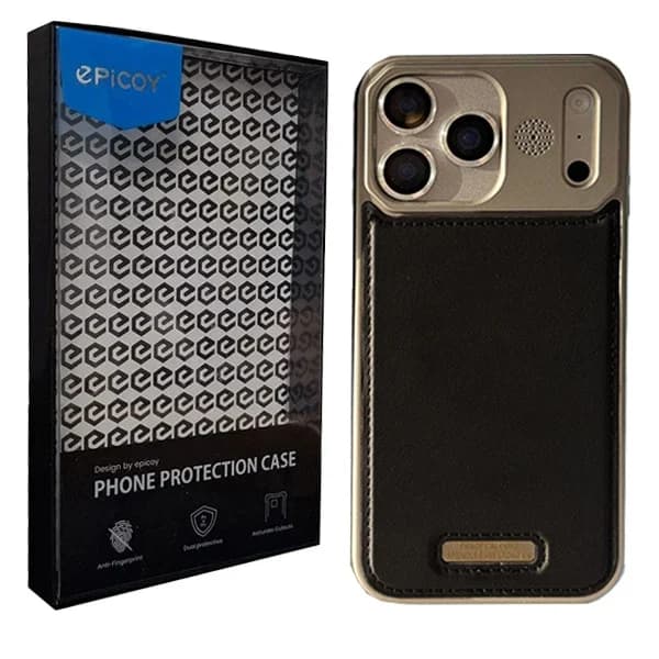 قاب اپیکوی مدل Lux Leather Metal مناسب برای گوشی موبایل اپل iPhone 17 Pro