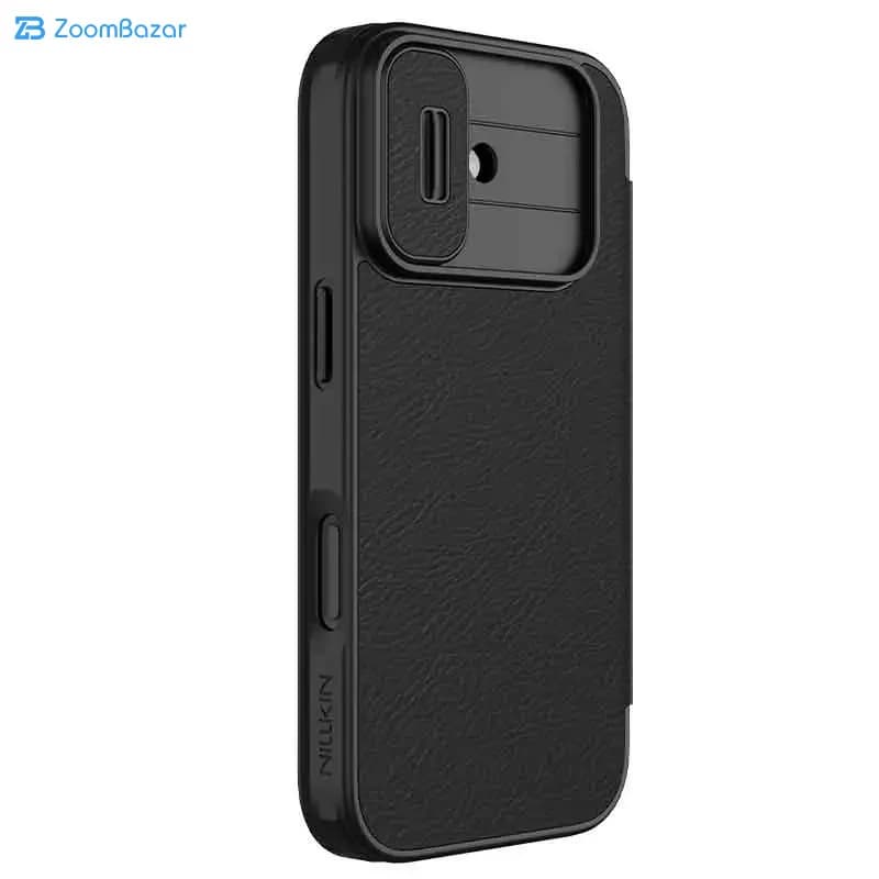 کیف کلاسوری نیلکین مدل Qin Pro Leather مناسب برای گوشی موبایل اپل iPhone 17 — تصویر ۶