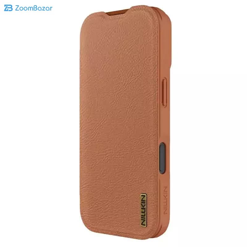 کیف کلاسوری نیلکین مدل Qin Pro Leather مناسب برای گوشی موبایل اپل iPhone 17 — تصویر ۳