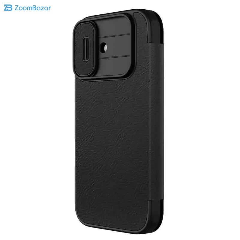 کیف کلاسوری نیلکین مدل Qin Pro Leather مناسب برای گوشی موبایل اپل iPhone 17 — تصویر ۵