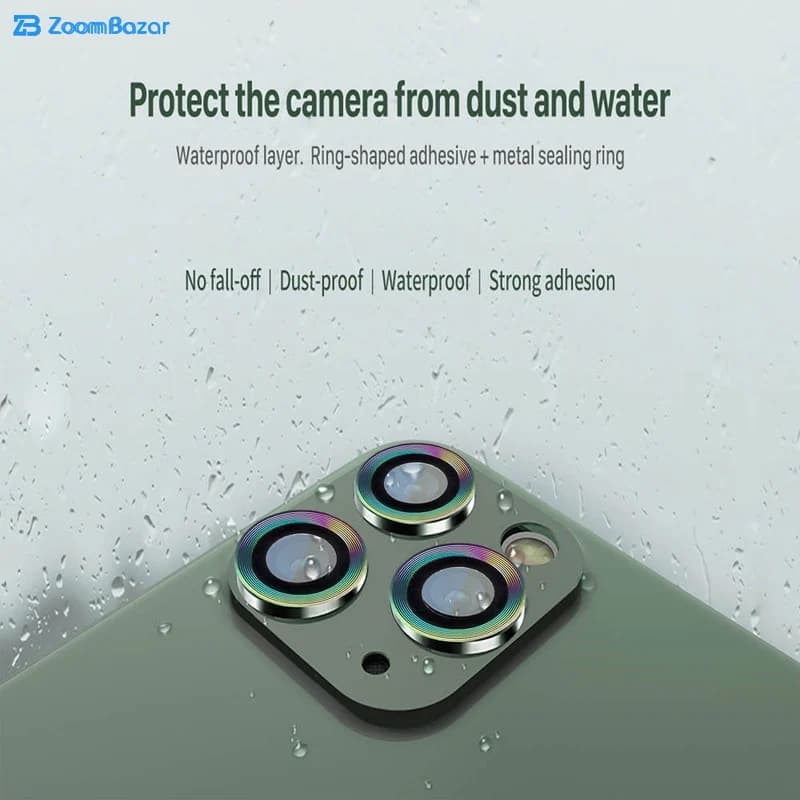 محافظ لنز دوربین بوف مدل CLRfilm مناسب برای گوشی موبایل اپل iphone 12 — تصویر ۸