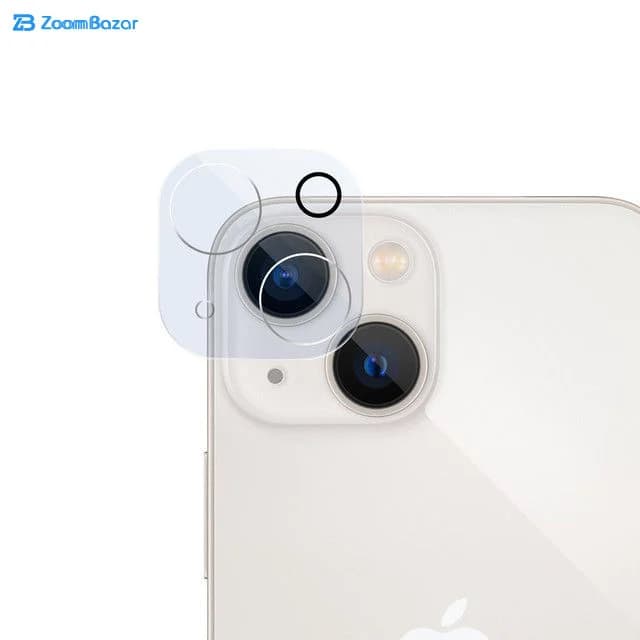 محافظ لنز دوربین بوف مدل Clear-G مناسب برای گوشی موبایل اپل Iphone 13 /13 Mini — تصویر ۴