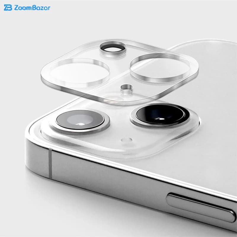 محافظ لنز دوربین بوف مدل Clear-G مناسب برای گوشی موبایل اپل Iphone 13 /13 Mini — تصویر ۵