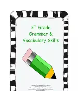 دانلود کتاب 3rd Grade Grammar & Vocabulary Skills