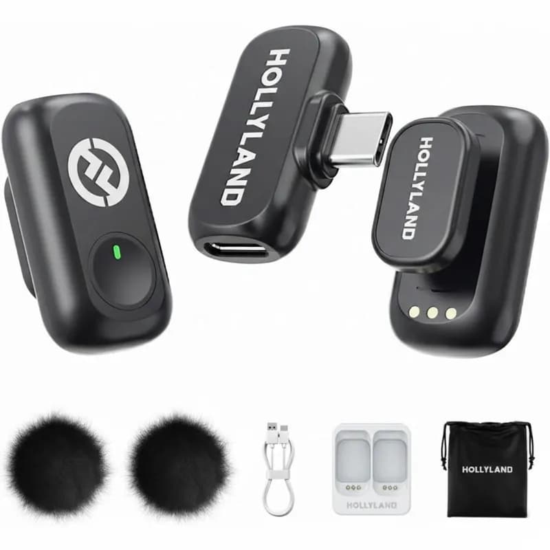 میکروفون بی‌سیم هالی لند Hollyland LARK A1 Mini Duo — تصویر ۲