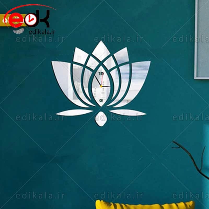ساعت دیواری فانتزی طرح گل شماره 2