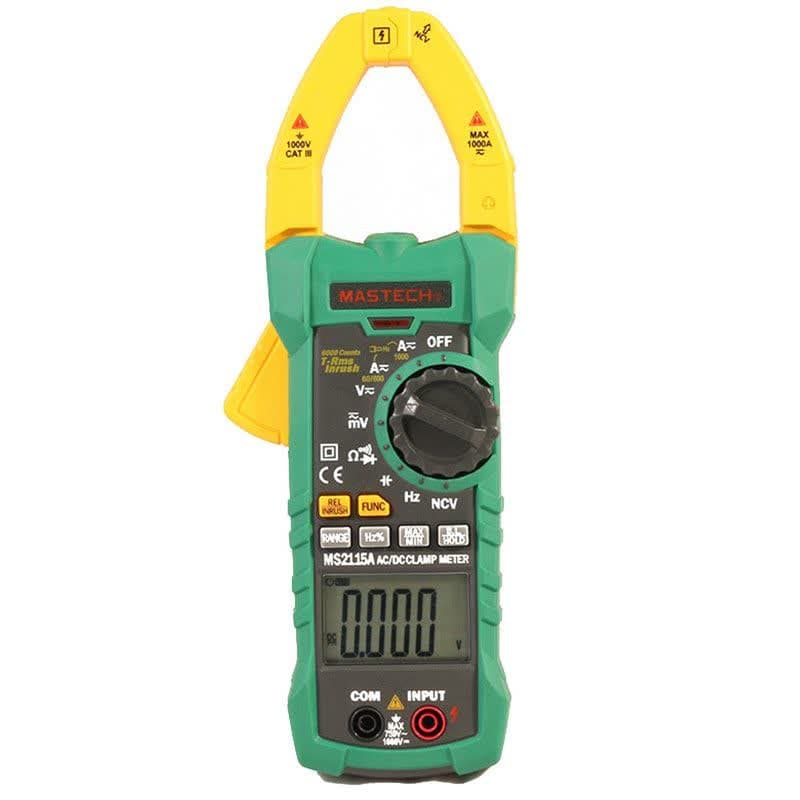 آمپرمتر کلمپی مستک مدل MS2115A ظرفیت ۱۰۰۰ آمپر AC/DC