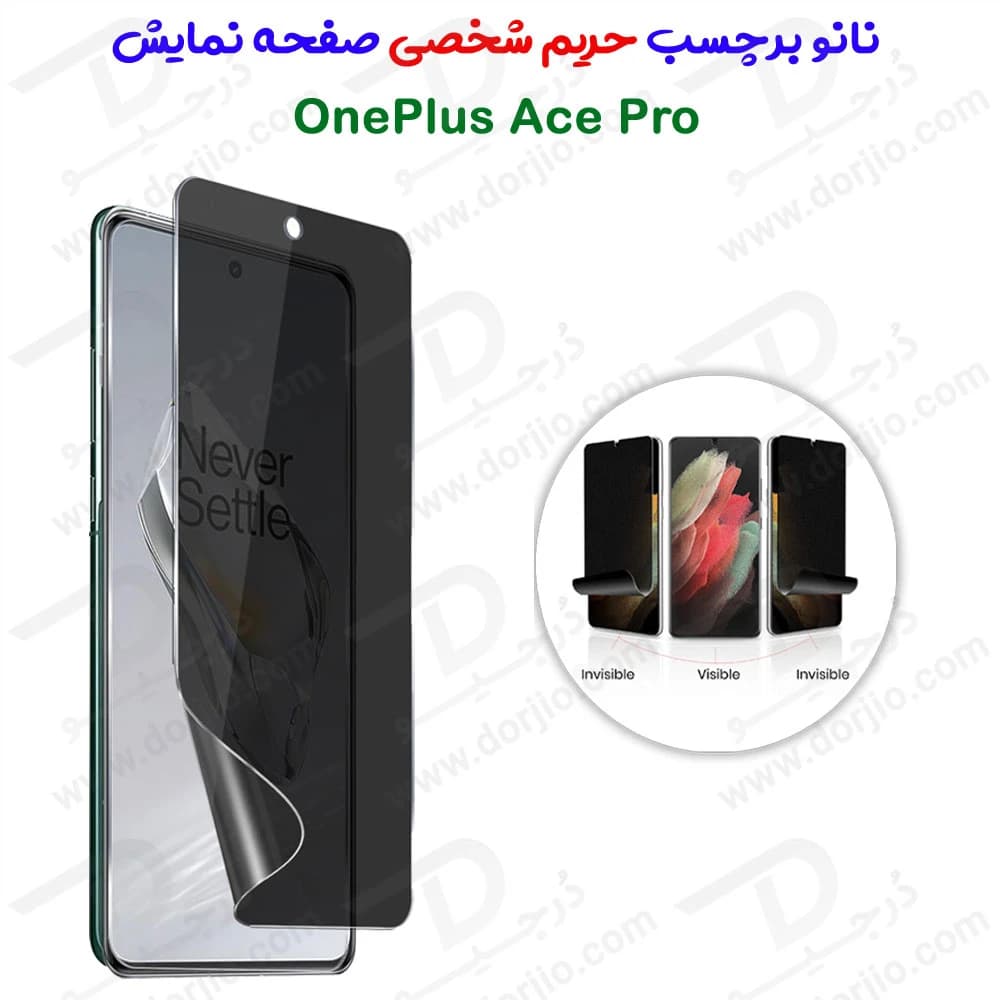 نانو برچسب حریم شخصی صفحه نمایش OnePlus Ace Pro