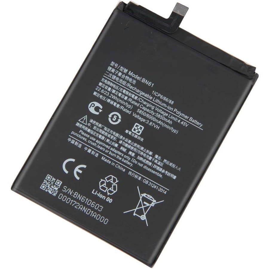 باتری موبایل مدلBN57 پوکو Poco X3/Pro/ NFC اصلی با 6 ماه ضمانت — تصویر ۳