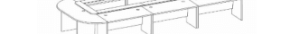 میز کنفرانس نیلپر مدل ODC-558-P
