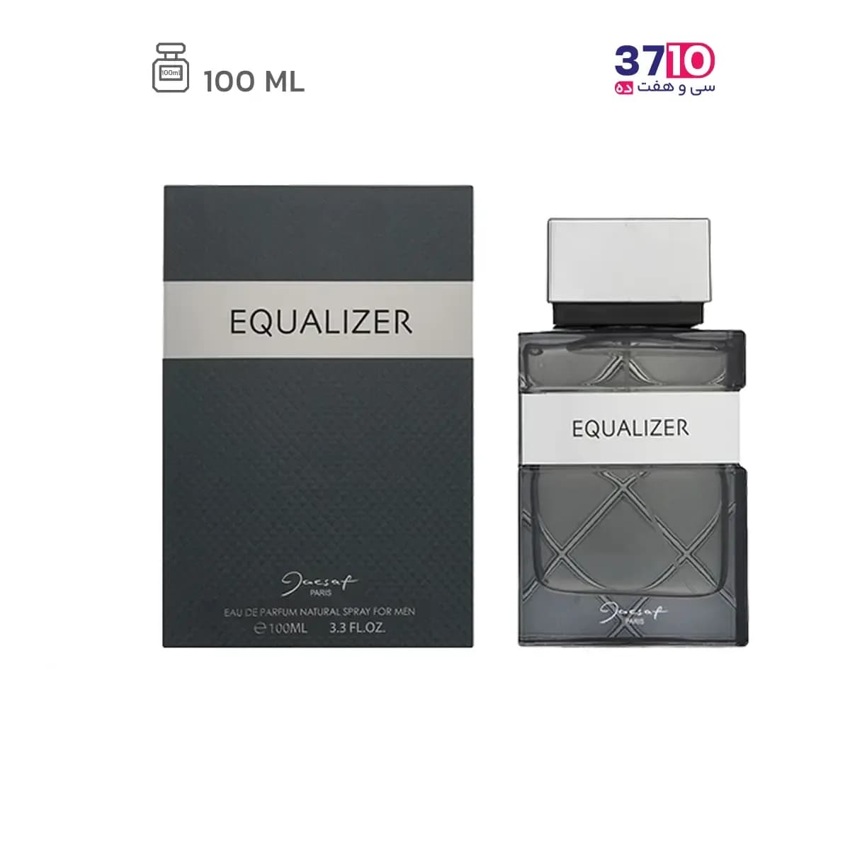 ادو پرفیوم مردانه ژک‌‌ ساف پاریس Jacsaf Paris مدل اکولایزر Equalizer حجم 100 میلی لیتر