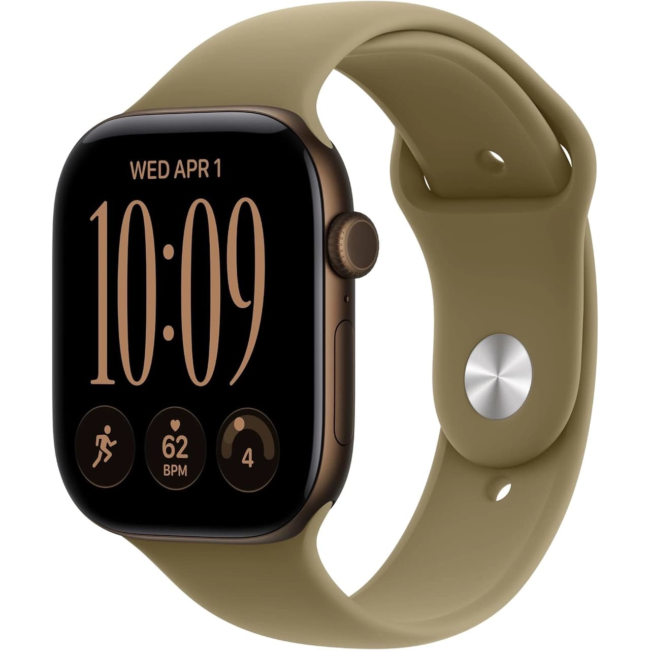 ساعت هوشمند اپل واچ سری 12 مدل DK Bronze AI Olive SB – 42MM – برنز – اصلی (گارانتی 18 ماهه شرکتی) — تصویر ۲