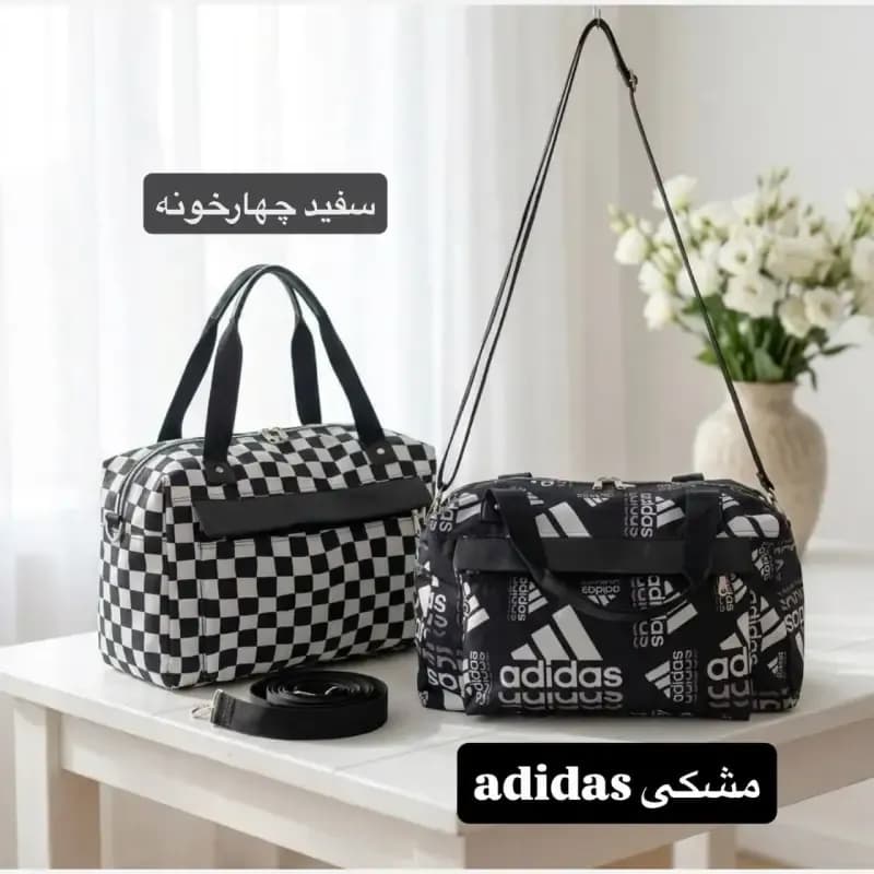 ساک دستی زنانه دخترانه پارچه کره ای اسپرت روزمره مامی بگ مسافرت — تصویر ۶