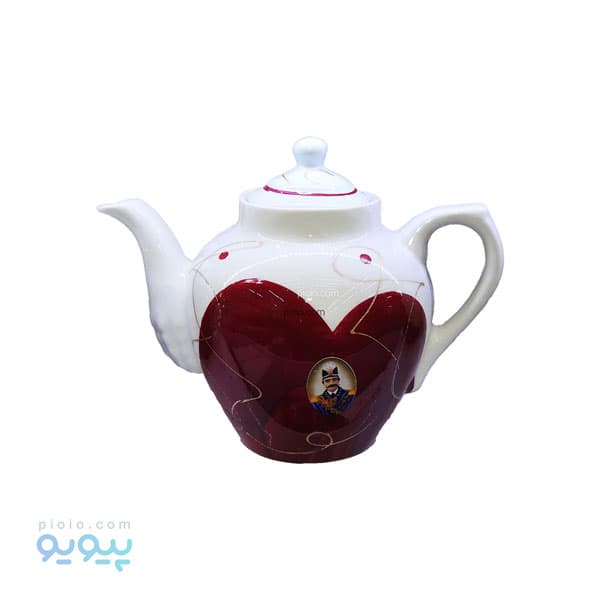 قوری چینی طرح قاجاری